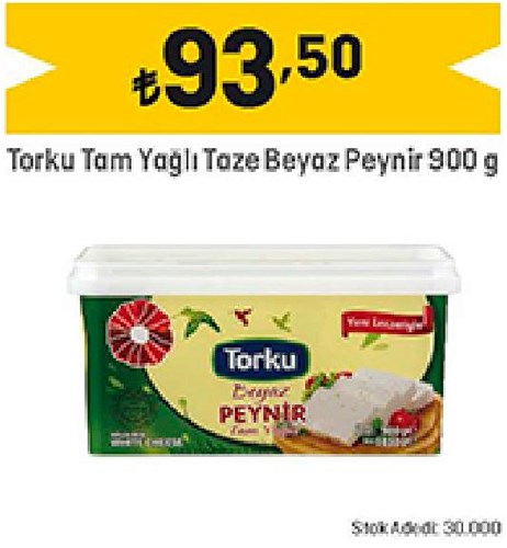 Torku Tam Yağlı Taze Beyaz Peynir 900 g image