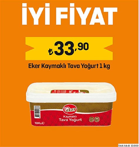 Eker Kaymaklı Tava Yoğurt 1 kg image