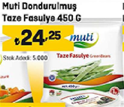 Muti Dondurulmuş Taze Fasulye 450 G image