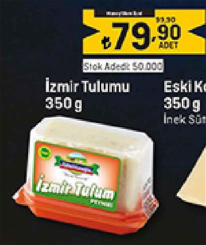 Tahsildaroğlu İzmir Tulumu 350 g image