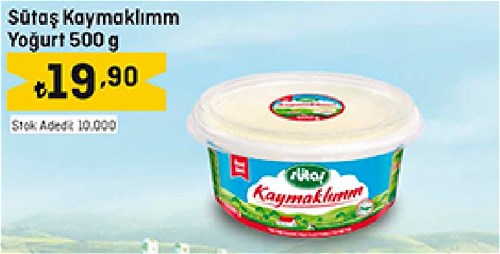 Sütaş Kaymaklımm Yoğurt 500 g image