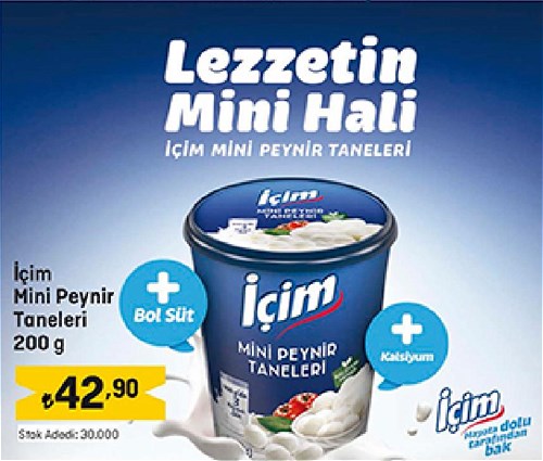 İçim Mini Peynir Taneleri 200 g image