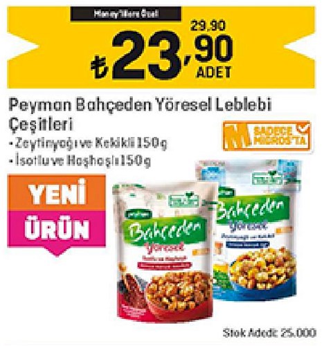 Peyman Bahçeden Yöresel Leblebi Çeşitleri 150 g image