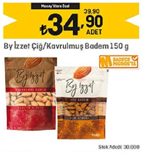 By İzzet Çiğ/Kavrulmuş Badem 150 g image