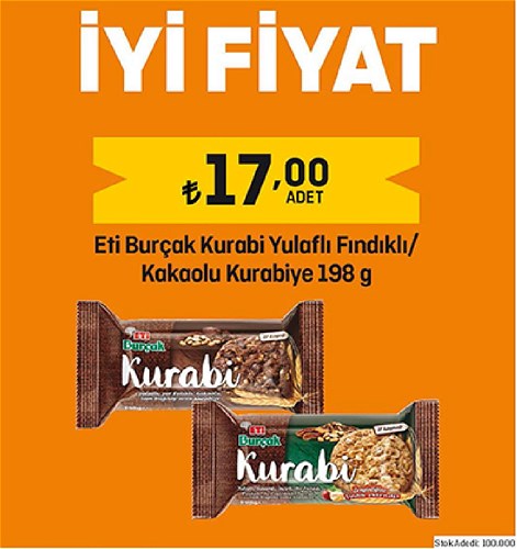 Eti Burçak Kurabi Yulaflı Fındıklı/Kakaolu Kurabiye 198 g image