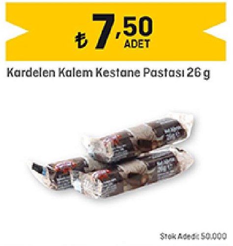 Kardelen Kalem Kestane Pastası 26 g image