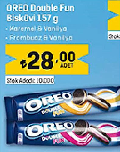 Oreo Double Fun Bisküvi Çeşitleri 157 g image