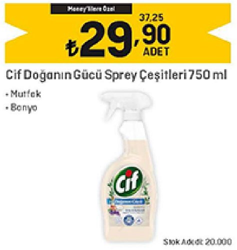 Cif Doğanın Gücü Sprey Çeşitleri 750 ml image