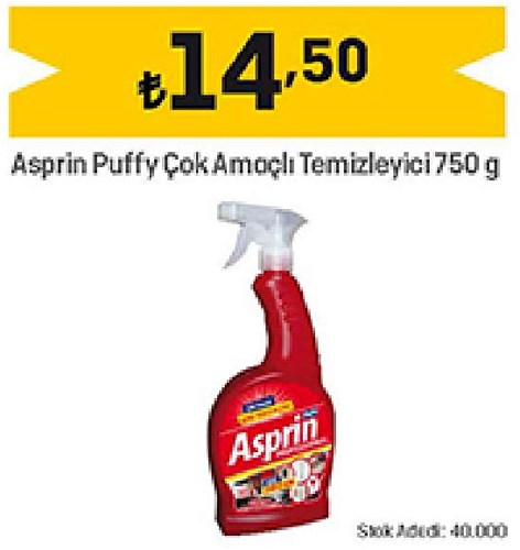 Asprin Puffy Çok Amaçlı Temizleyici 750 g image