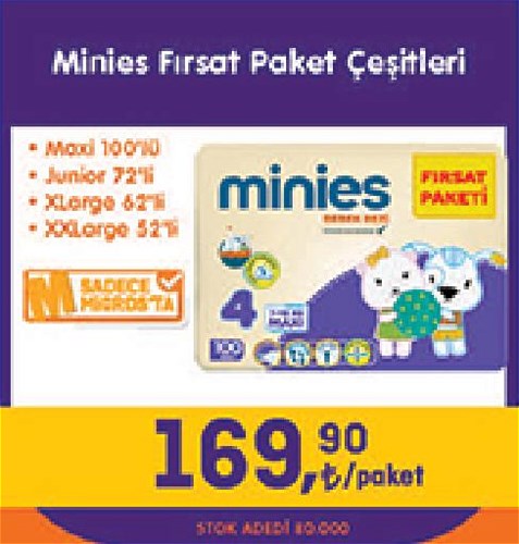 Minies Fırsat Paketi Çeşitleri image