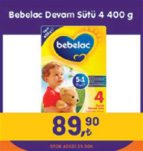 Bebelac Devam Sütü 4 400 g image