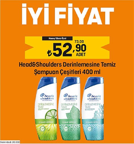 Head&Shoulders Derinlemesine Temiz Şampuan Çeşitleri 400 ml image