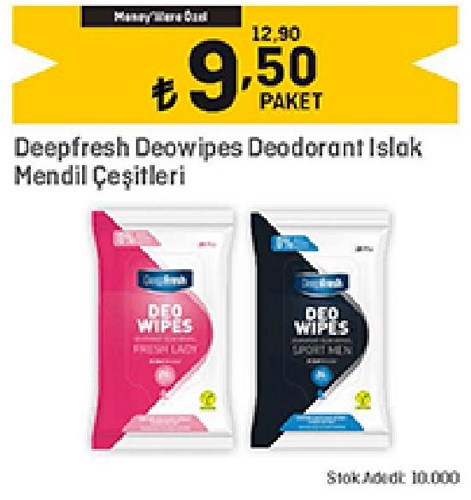 Deepfresh Deowipes Deodorant Islak Mendil Çeşitleri image