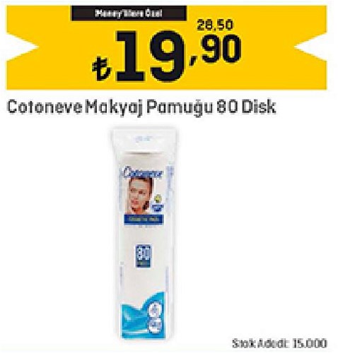 Cotoneve Makyaj Pamuğu 80 Disk image