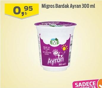 Migros Bardak Ayran 300 ml image