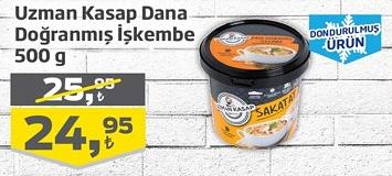 Uzman Kasap Dana Doğranmış İşkembe 500 g image