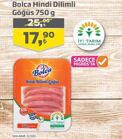 Bolca Hindi Dilimli Göğüs 750 g image