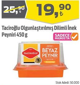 Taciroğlu Olgunlaştırılmış Dilimli İnek Peyniri 450 g image