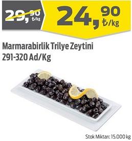 Marmarabirlik Trilye Zeytini 291-320 Ad/Kg image