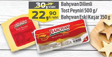 Bahçıvan Dilimli Tost Peyniri 500 g/Bahçıvan Eski Kaşar 350 g image