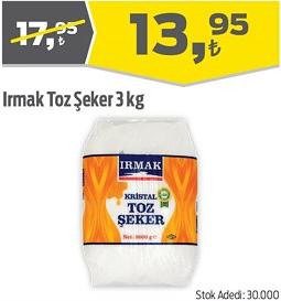 Irmak Toz Şeker 3 kg image