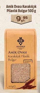 Anadolu Lezzetleri Amik Ovası Karakılçık Pilavlık Bulgur 500 g image