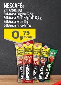 Nescafe 2si1 Arada 10 g/3ü1 Arada Original 17,5 g/3ü1 Arada Sütlü Köpüklü 17,4 g image