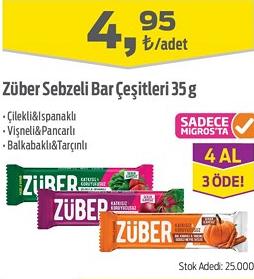 Züber Sebzeli Bar Çeşitleri 35 g image