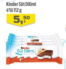 Kinder Süt Dilimi 4'lü 112 g image