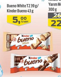 Kinder Bueno White T2 39 g/Kinder Bueno 43 g image