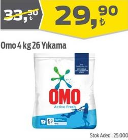 Omo 4 kg 26 Yıkama image