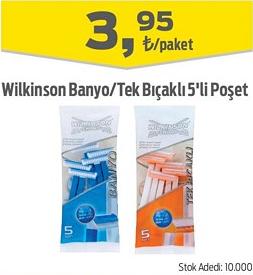 Wilkinson Banyo/Tek Bıçaklı 5'li Poşet image