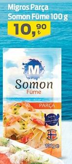 Migros Parça Somon Füme 100 g image