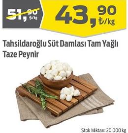 Tahsildaroğlu Süt Damlası Tam Yağlı Taze Peynir Kg image