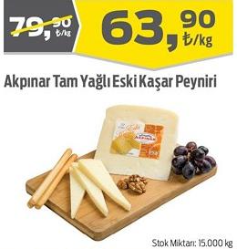 Akpınar Tam Yağlı Eski Kaşar Peyniri Kg image