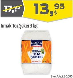 Irmak Toz Şeker 3 kg image