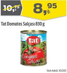 Tat Domates Salçası 830 g image