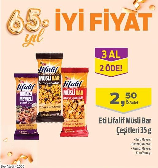 Eti Lifalif Müsli Bar Çeşitleri 35 g image