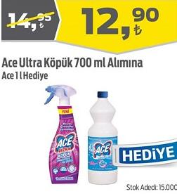 Ace Ultra Köpük 700 ml - Ace 1 l Hediye image