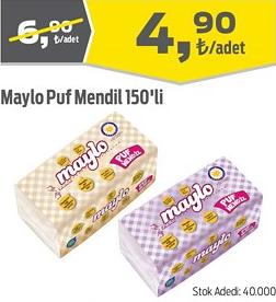 Maylo Puf Mendil 150'li image
