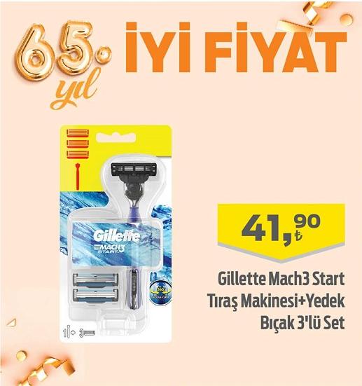 Gillette Mach3 Start Tıraş Makinesi+Yedek Bıçak 3'lü Set image