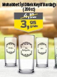 Paşabahçe Muhabbet İyi Dilek Keyif Bardağı (200 cc) image