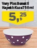 Very Plus Benekli Kapaklı Kase 750 ml image