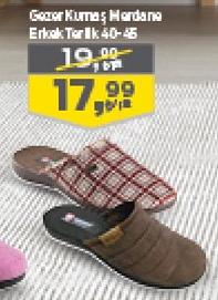Gezer Kumaş Merdane Erkek Terlik 40-45 image