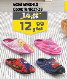 Gezer Erkek-Kız Çocuk Terlik 27-29 image