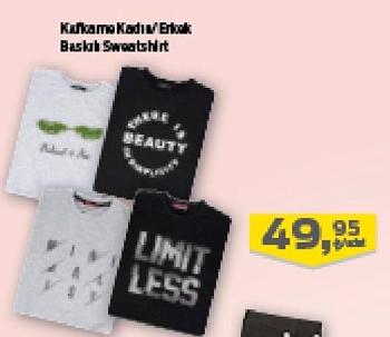 Kafkame Kadın/Erkek Baskılı Sweatshirt image