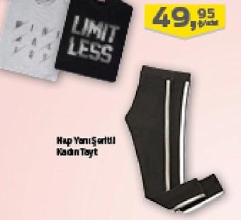 Nap Yanı Şeritli Kadın Tayt image