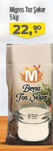 Migros Toz Şeker 5 kg image