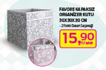 Favore Kapaksız Organizer Kutu 30x30x30 cm image