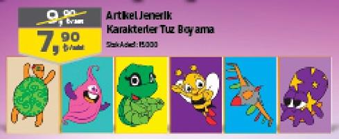 Artkel Jenerik Karakterler Tuz Boyama image